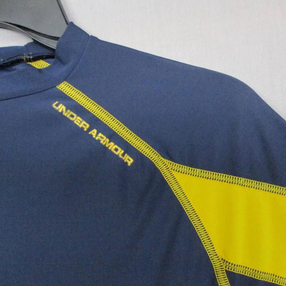 Under Armour Activewear‎ T-Shirt Blue & Yellow Youth Size | L